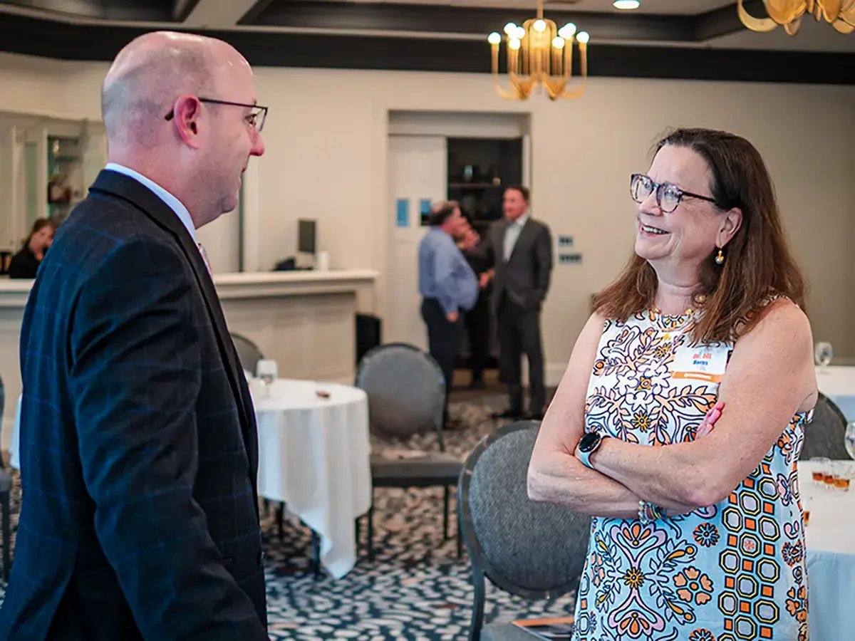 Dr. Jill Burns and Stacy Phillips at our Carmel, IN CE Event