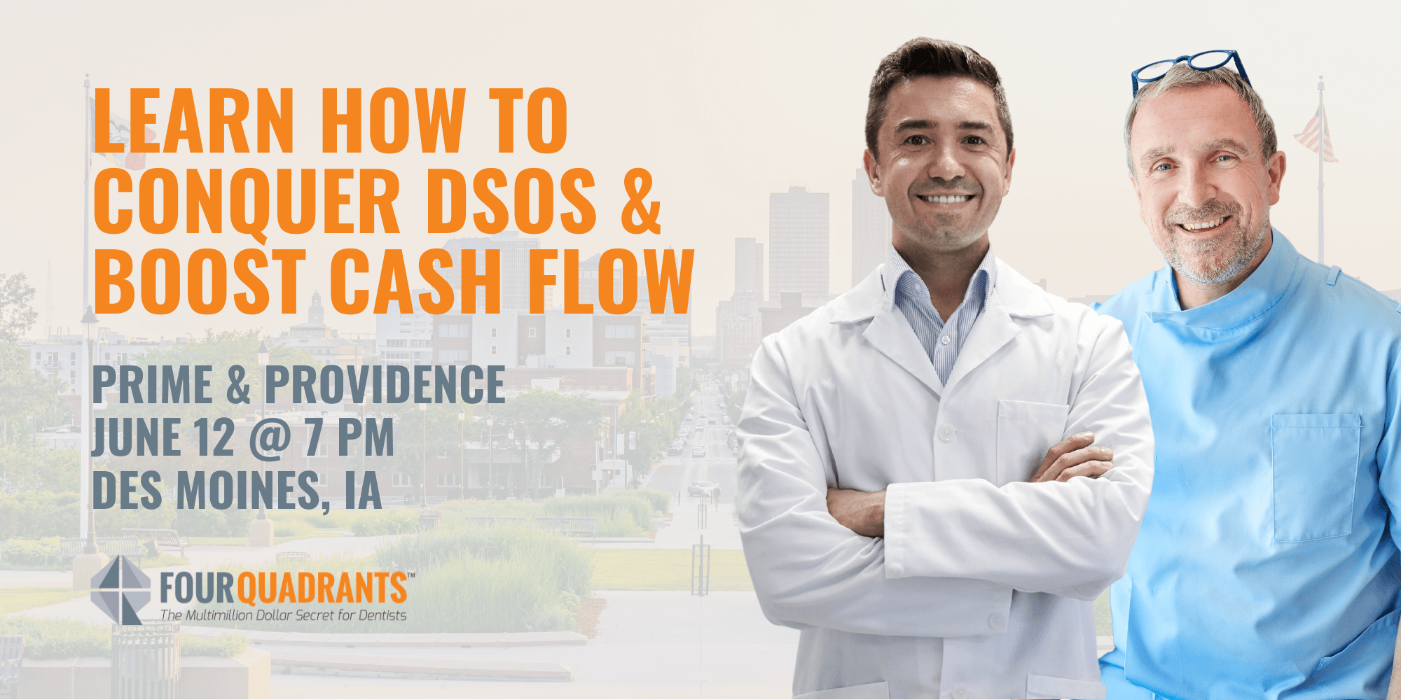 Dental CE event in Des Moines, IA