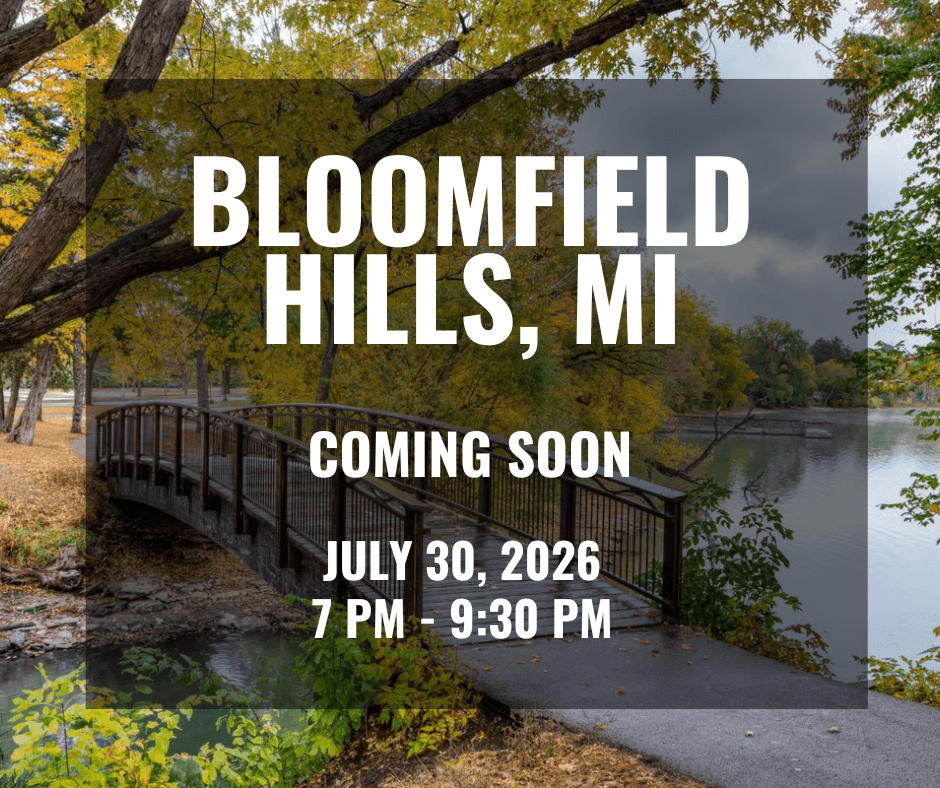 Upcoming Events Bloomfield Hills, MI (1)