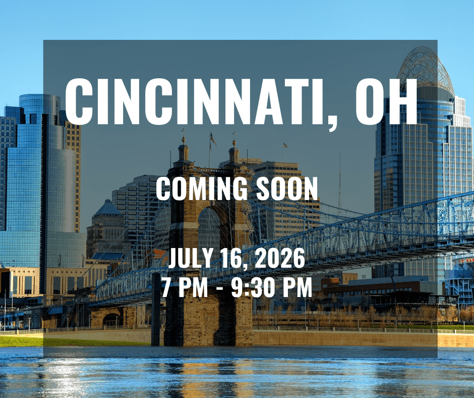 Upcoming Events Cincinnati, OH (1)